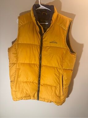 Eddie Bauer Mens Premium Goose Down Puffer Vest Medium